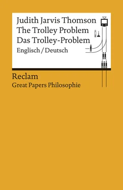 Judith Jarvis Thomson The Trolley Problem / Das Trolley-Problem (Englisch/Deutsch) обложка книги