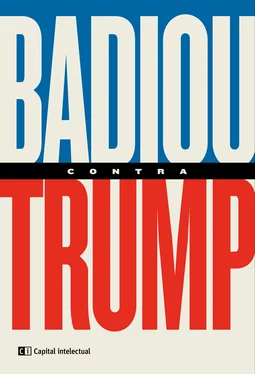 Alain Badiou Badiou contra Trump обложка книги