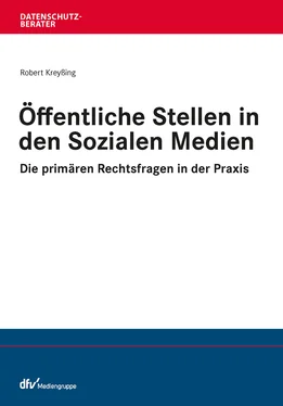Robert Kreyßing Öffentliche Stelle in den Sozialen Medien обложка книги