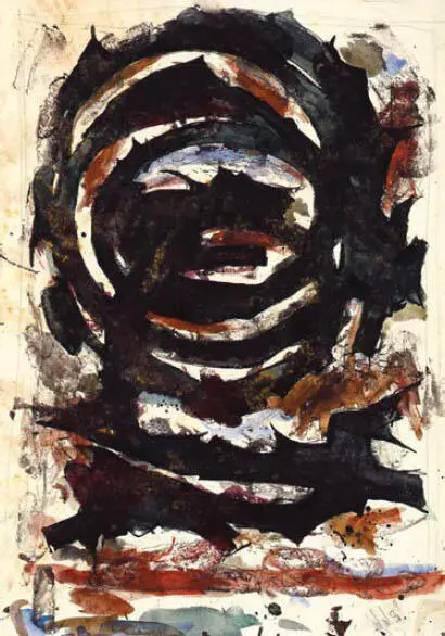 Abstrakte Komposition 1959 Aquarell auf Karton 44 x 31 cm Jesus mit - фото 59