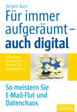 Jürgen Kurz Für immer aufgeräumt – auch digital обложка книги