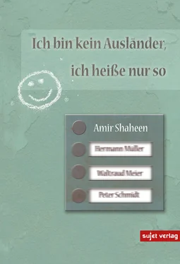 Amir Shaheen Ich bin kein Ausländer, ich heiße nur so обложка книги