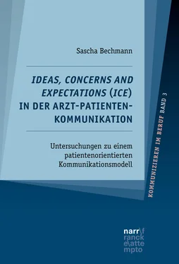 Sascha Bechmann Ideas, Concerns and Expectations (ICE) in der Arzt-Patienten-Kommunikation обложка книги