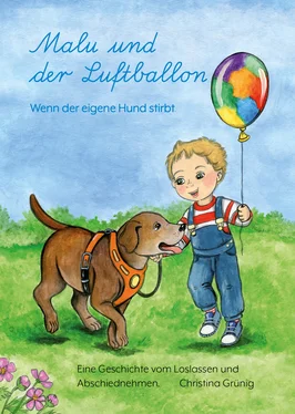 Christina Grünig Malu und der Luftballon - Wenn der eigene Hund stirbt. обложка книги