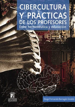 Diego Fernando Barragán Giraldo Cibercultura y prácticas de los profesores обложка книги