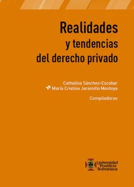 Cathalina Sánchez Escobar Realidades y tendencias del derecho privado обложка книги