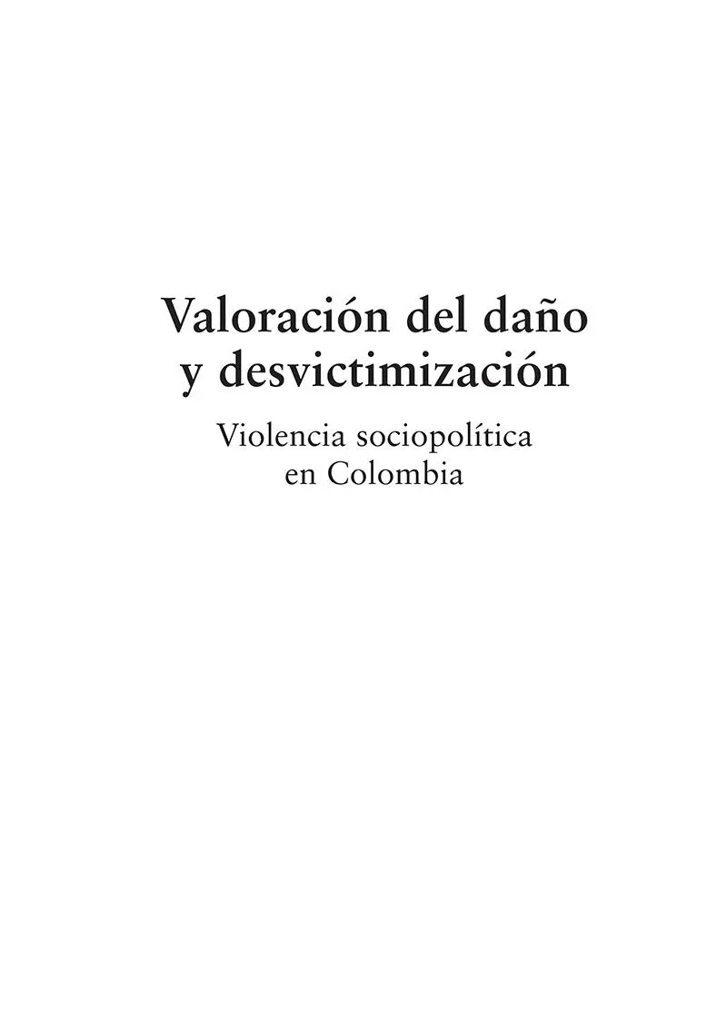 Acevedo Arango Óscar Valoracion del dano y desvictimizacion Violencia - фото 1
