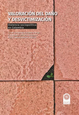 Óscar Acevedo Arango Valoración del daño y desvictimización обложка книги