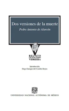 Pedro Alarcón Dos versiones de la muerte обложка книги