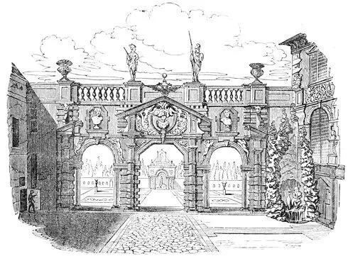 Entrance to Rubens Garden from a design by himself Engraved by T - фото 108