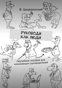 В. Цицеронский Руководи как люди. Неучебное пособие для начинающих руководителей обложка книги