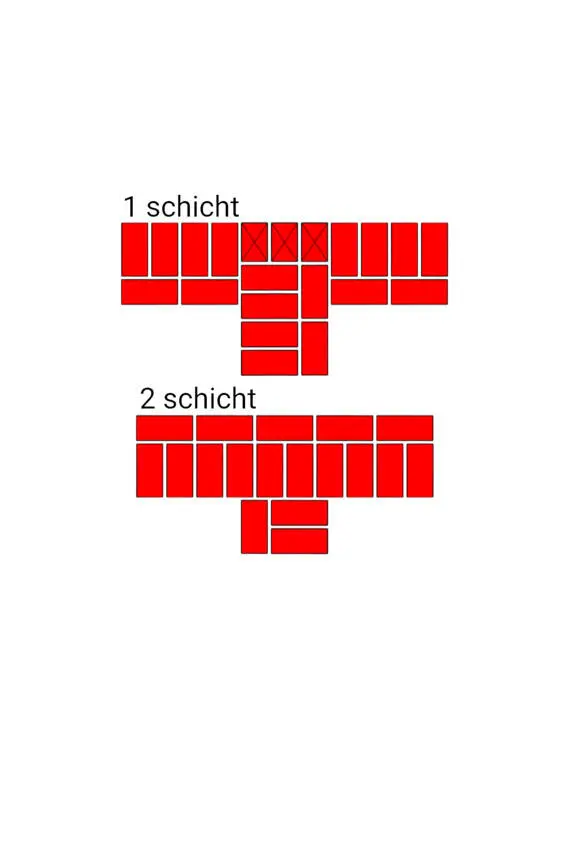 Fig16 Die Reihenfolge der Ziegelsteine in den angrenzenden Wänden Die Dicke - фото 16