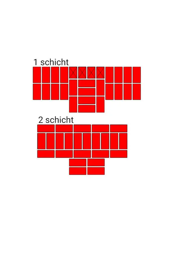 Fig18 Die Reihenfolge der Ziegelsteine in den angrenzenden Wänden Die Dicke - фото 18