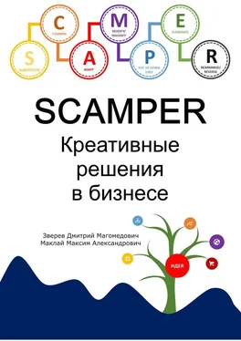 Д. Зверев SCAMPER. Креативные решения в бизнесе обложка книги