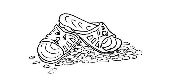 The flipflops were squinting contentedly and smiling at something Hello - фото 6
