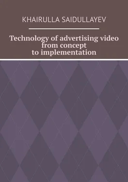 Khairulla Saidullayev Technology of advertising video from concept to implementation обложка книги