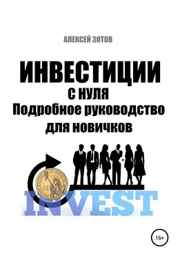 Алексей Зотов Инвестиции с нуля. Подробное руководство для новичков обложка книги