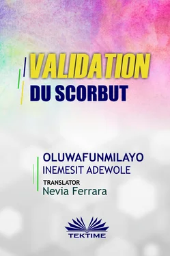 Oluwafunmilayo Inemesit Adewole Validation Du Scorbut обложка книги