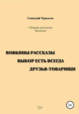 Геннадий Черкасов Сборник рассказов. Трилогия: Вовкины рассказы. Выбор есть всегда. Друзья-товарищи обложка книги