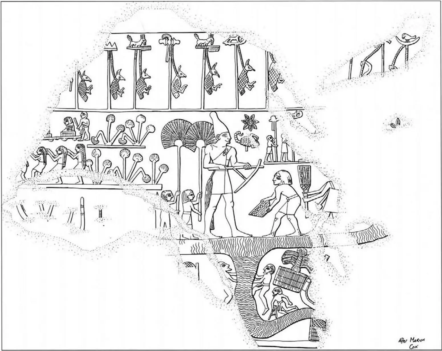 Figure 18 A 25cmhigh ceremonial mace head carved in limestone depicts a - фото 9