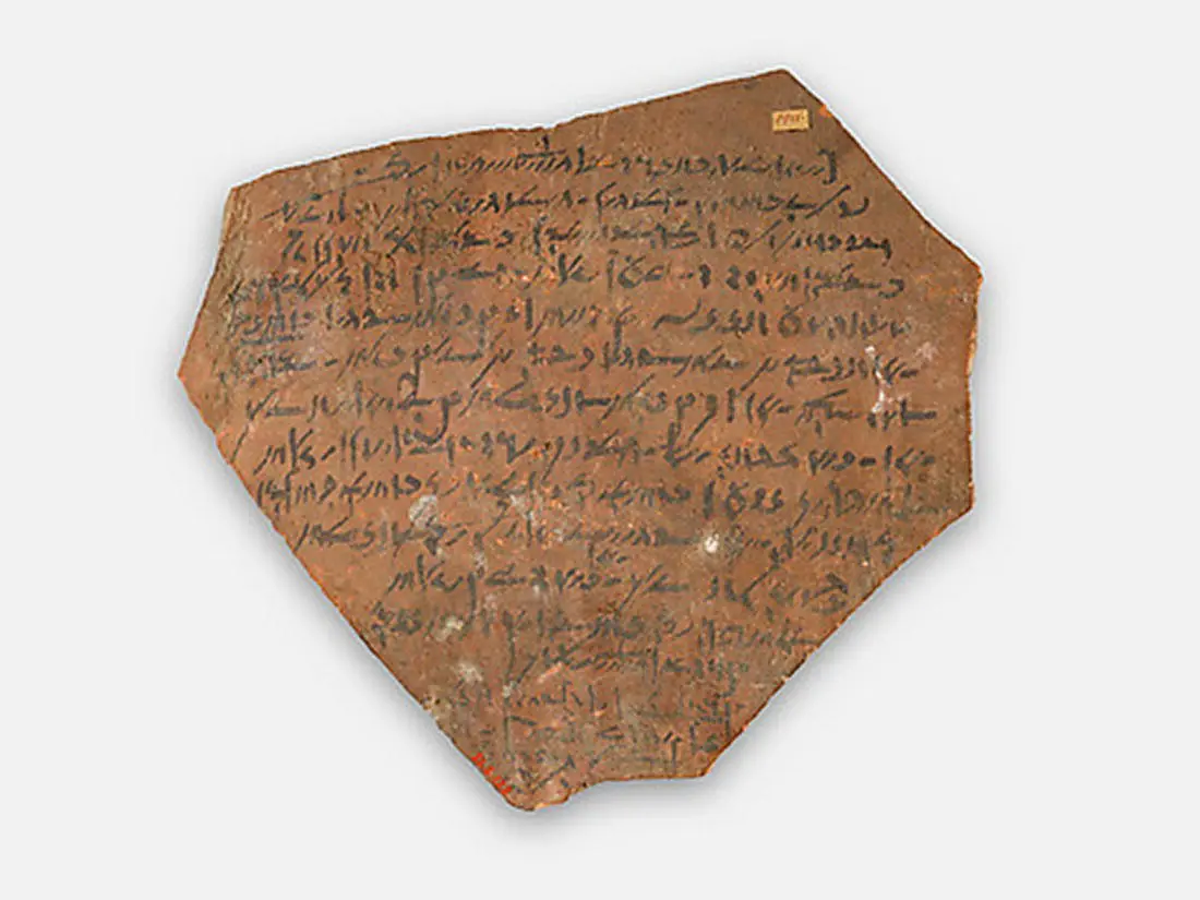 Figure 16 As papyrus was expensive potshards and flakes of limestone provided - фото 7