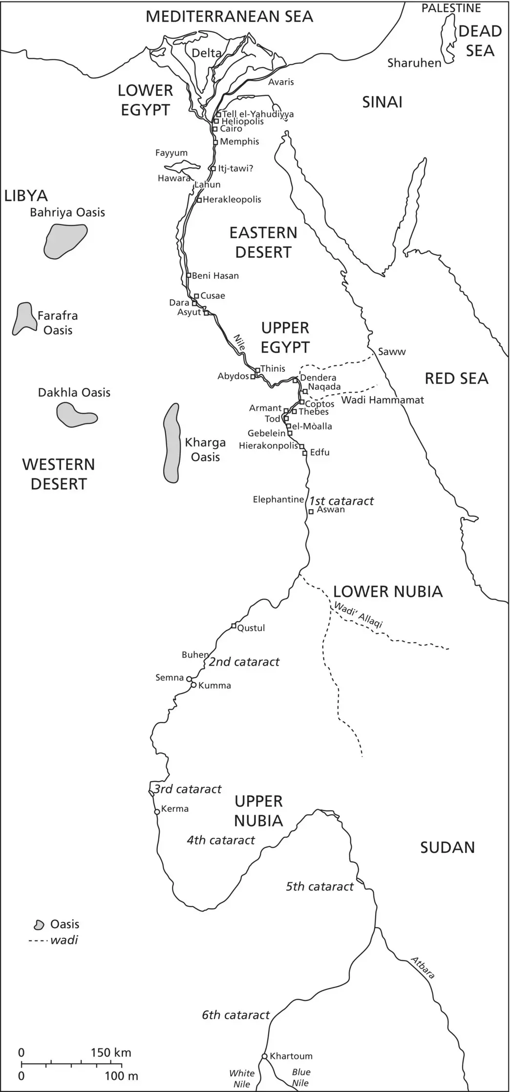 Map 1Egypt and Nubia from prehistory to the Middle Kingdom Figure 21 One of - фото 10
