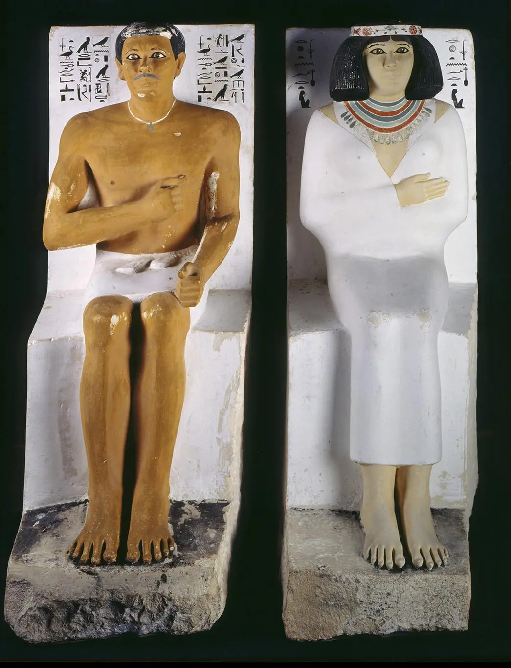 Figure 11 Egyptian archetypes This pair of painted limestone statues 120 cm - фото 2