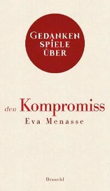 Eva Menasse Gedankenspiele über den Kompromiss обложка книги