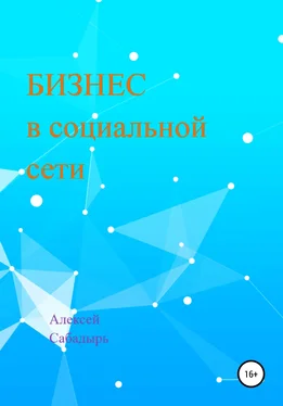 Алексей Сабадырь Бизнес в социальной сети обложка книги