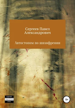 Павел Сергеев Автостопом по шизофрении обложка книги