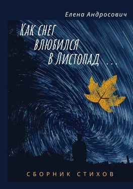 Елена Андросович Как снег влюбился в листопад… Сборник стихов обложка книги