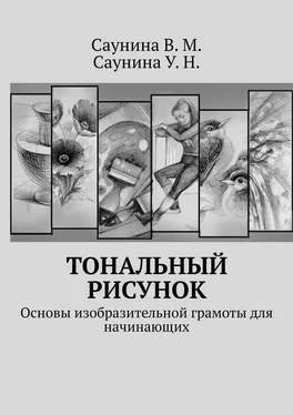 В. Саунина Тональный рисунок. Основы изобразительной грамоты для начинающих обложка книги