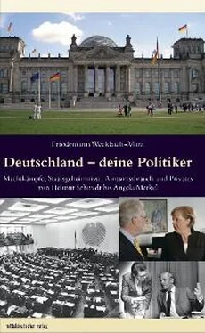 Friedemann Weckbach-Mara Deutschland – deine Politiker обложка книги