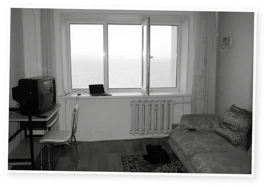 Mein Zimmer einfach aber mit sensationellem Blick aufs Meer Im Archiv sind - фото 16
