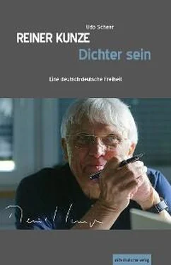 Udo Scheer Reiner Kunze. Dichter sein обложка книги