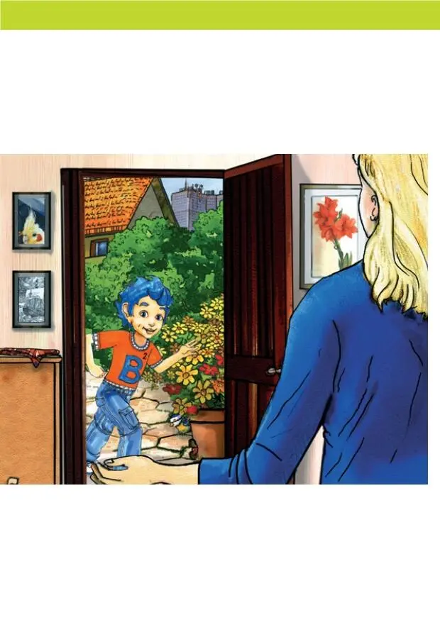 Benny Blu im Zirkus Benny Blu stürzt aufgeregt zur Haustür herein Mama An - фото 3