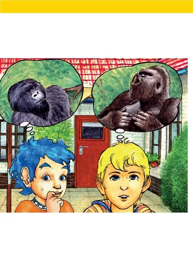 Wir müssen unbedingt in den Zoo zu den Gorillas sind sich die Jungen einig - фото 5