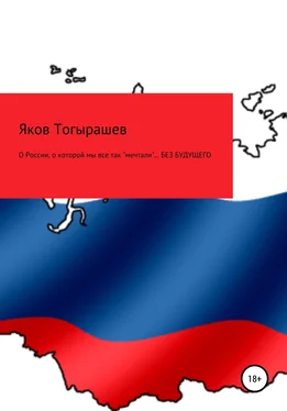 Яков Тогырашев О России, о которой мы все так «мечтали»… Без будущего обложка книги