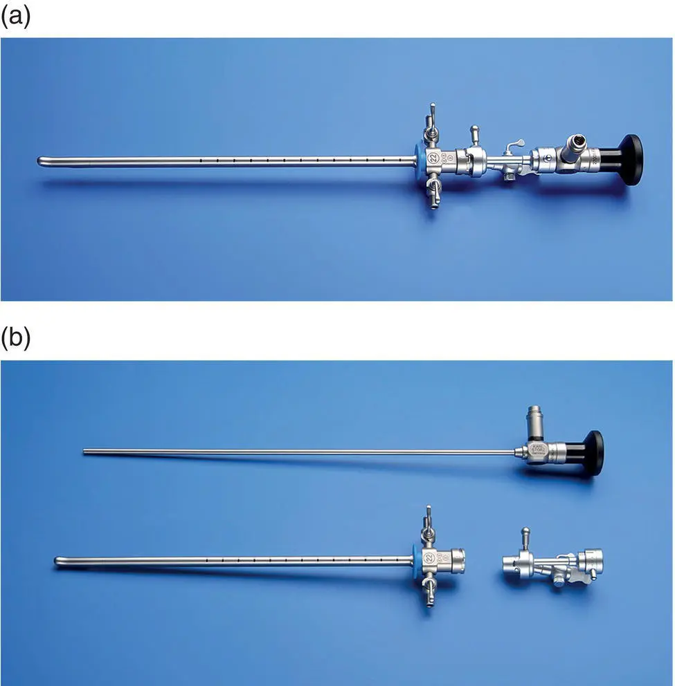 Figure 235 a An assembled cystoscope for performing transurethral cystoscopy - фото 54