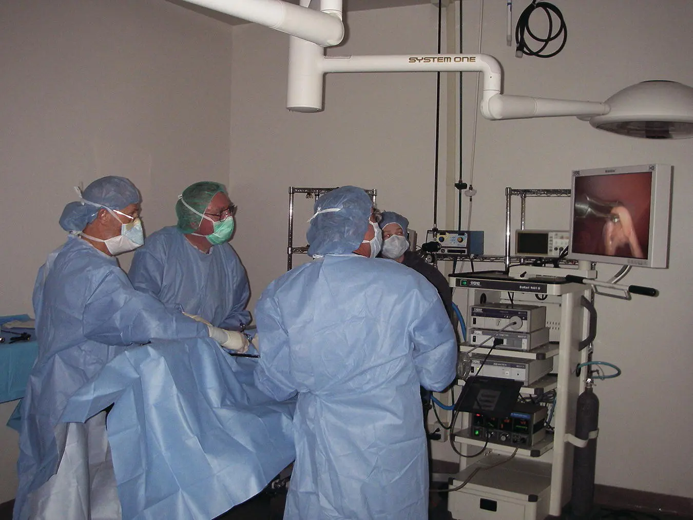 Figure 112 A surgery team utilizing video for laparoscopic surgery where all - фото 17