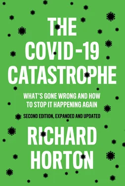 Richard Horton The COVID-19 Catastrophe обложка книги