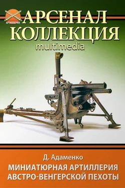 Дмитрий Адаменко Миниатюрная артиллерия австро-венгерской пехоты обложка книги