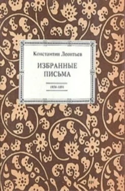 Константин ЛеонтьевЛеонтьев Избранные письма. 1854-1891 обложка книги