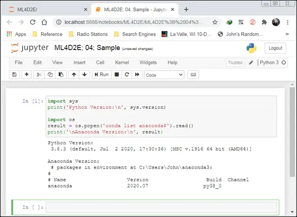 FIGURE 47Notebook uses cells to store your code When you finish working with - фото 49