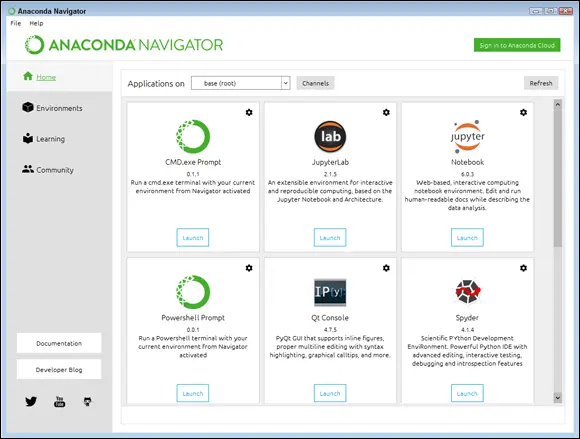 FIGURE 43Anaconda Navigator provides centralized access to every development - фото 45