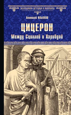 Анатолий Ильяхов Цицерон. Между Сциллой и Харибдой обложка книги