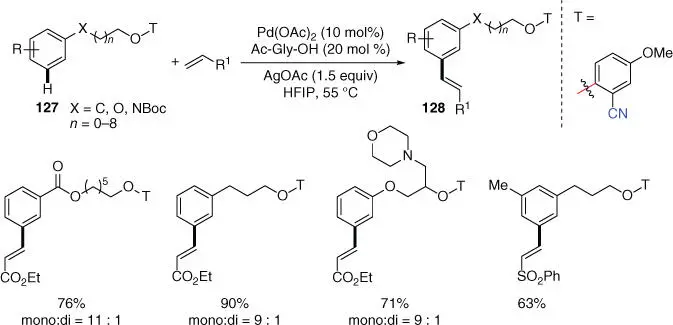 Scheme 254 meta CH olefination of distal arenetethered alcohols Source - фото 119