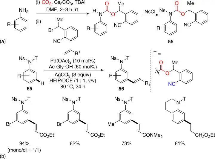 Scheme 221a synthesis of substrate from CO 2for meta CH activation of - фото 79