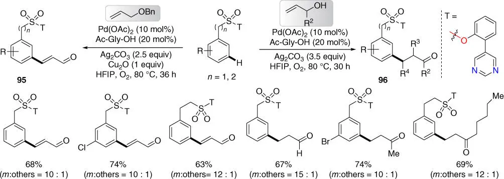 Scheme 237 meta CH olefination and alkylation of benzylsulfonyl and - фото 98