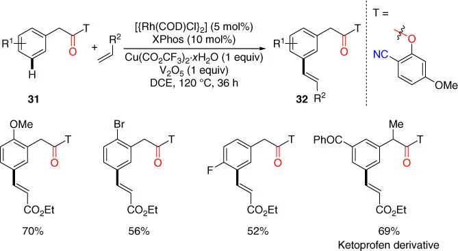 Scheme 212Rhcatalyzed meta CH olefination of phenylacetic acid derivatives - фото 69